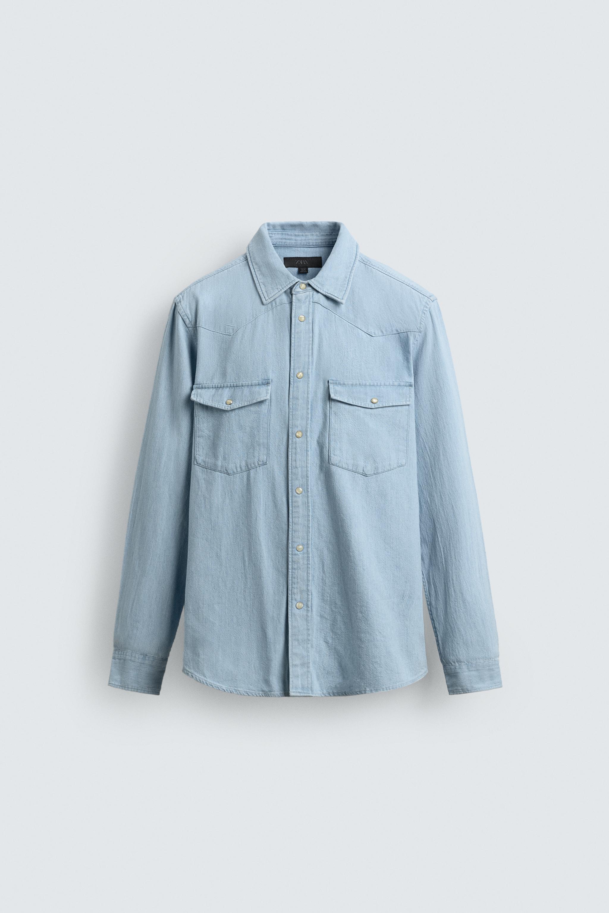 CHEMISE EN DENIM WESTERN